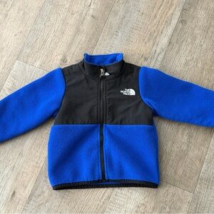 The North Face Black and Blue Infant Fleece
